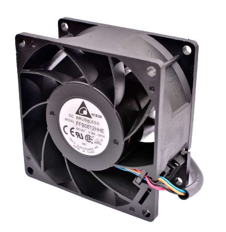 Original DELTA FFB0812HHE Cooling Fan 12V 0.3A 2.4W 3wires FFB0812HHE Fans